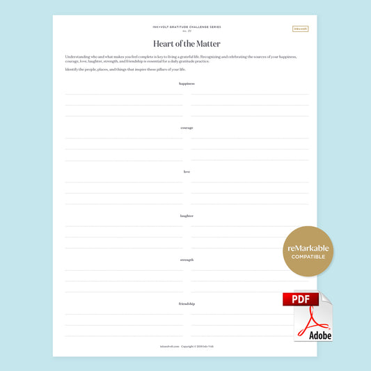 Ink+Volt Gratitude Workbook