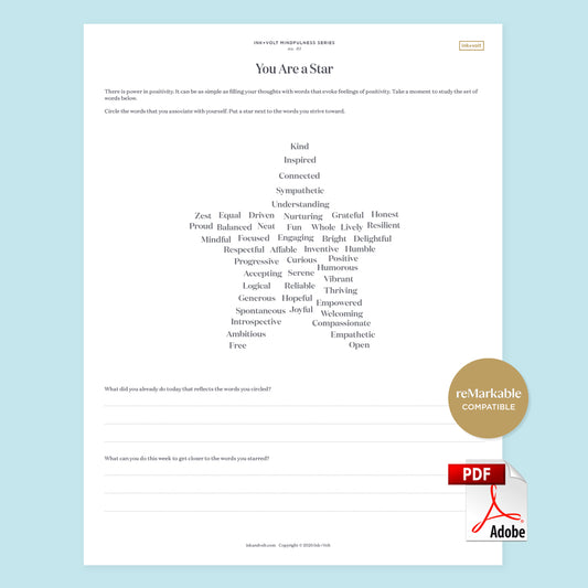 Ink+Volt Mindfulness Workbook