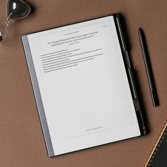Ink+Volt Morning Journaling Digital Worksheet