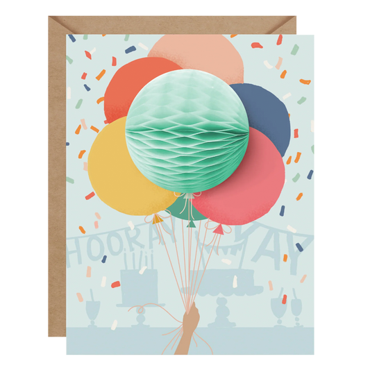 Pop-Up Card - Birthday Balloons