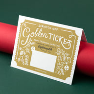 Scratch-Off Card - Christmas Golden Ticket