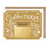 Scratch-Off Card - Christmas Golden Ticket