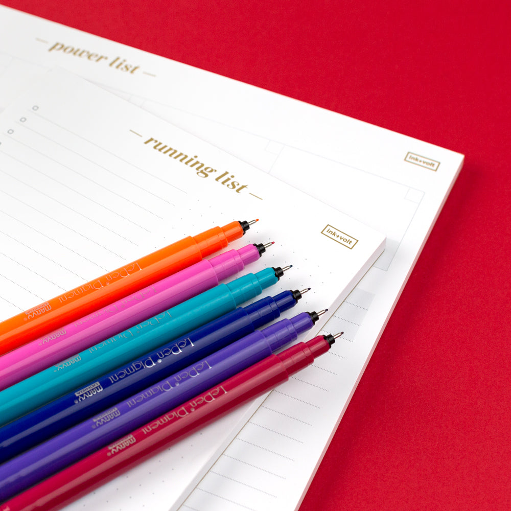 Le Pen Pigment- Jewel 6-pack