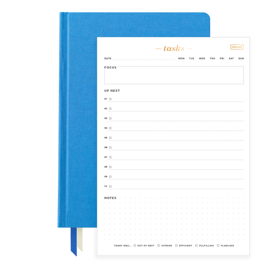 2025 Planner & Daily Task Pad Bundle Azure