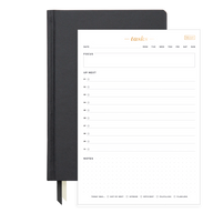 2025 Planner & Daily Task Pad Bundle black