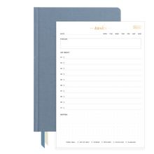 2025 Planner & Daily Task Pad Bundle Blue Dusk