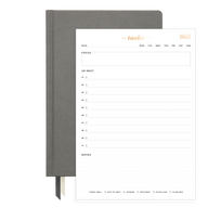 2025 Planner & Daily Task Pad Bundle Charcoal