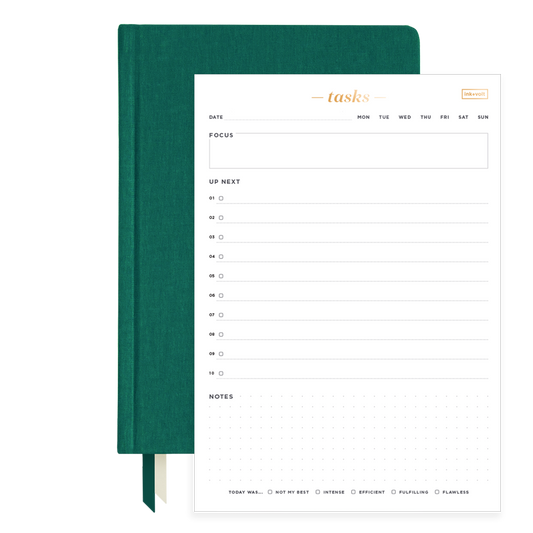 2025 Planner & Daily Task Pad Bundle Spruce