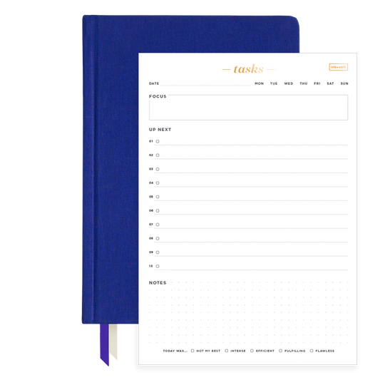 2025 Planner & Daily Task Pad Bundle Indigo