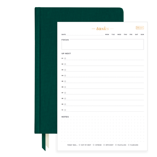 2025 Planner & Daily Task Pad Bundle Spruce