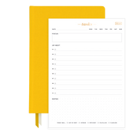 2025 Planner & Daily Task Pad Bundle Sunflower