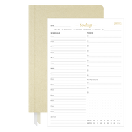 2024 Goal Planner & Today Organizer Pad Bundle antique gold