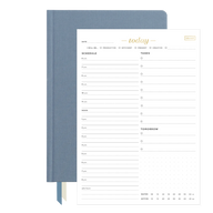 2024 Goal Planner & Today Organizer Pad Bundle blue dusk