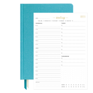 2024 Goal Planner & Today Organizer Pad Bundle caribbean blue