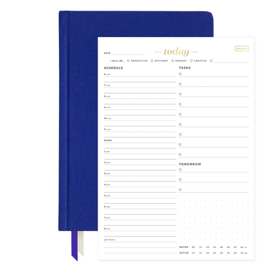 2024 Goal Planner & Today Organizer Pad Bundle Indigo