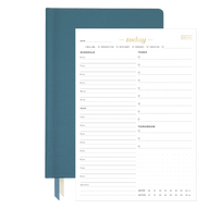 2024 Goal Planner & Today Organizer Pad Bundle Midnight Jade