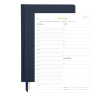 2024 Goal Planner & Today Organizer Pad Bundle navy