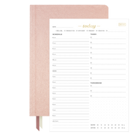 2024 Goal Planner & Today Organizer Pad Bundle Rose Quartz