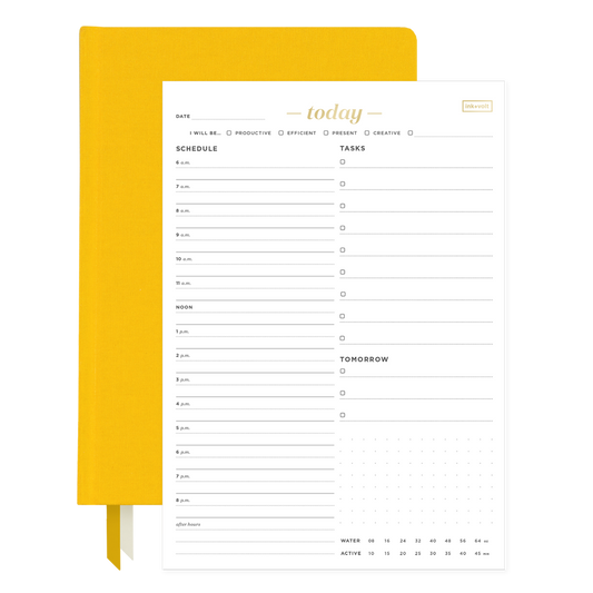 August-July Goal Planner & Today Organizer Pad Bundle