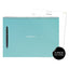 Sparkly Teal dashboard planner with a pen on a white background