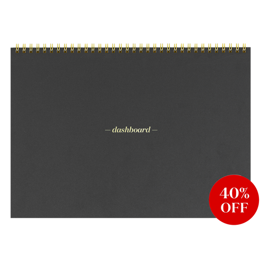 Dashboard Spiral Deskpad - Less Than Perfect black