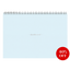 Dashboard Spiral Deskpad - Less Than Perfect bleu