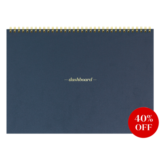 Dashboard Spiral Deskpad - Less Than Perfect Navy