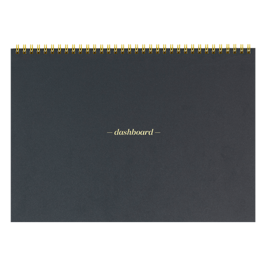 Dashboard Spiral Deskpad black cover