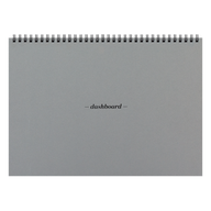 Dashboard Spiral Deskpad - Less Than Perfect charcoal