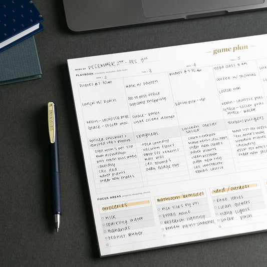 Game Plan Deskpad