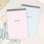 One On One Spiral Notepad - French Pastels