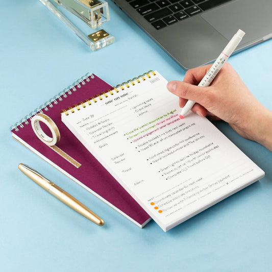 One On One Spiral Notepad – Ink+Volt