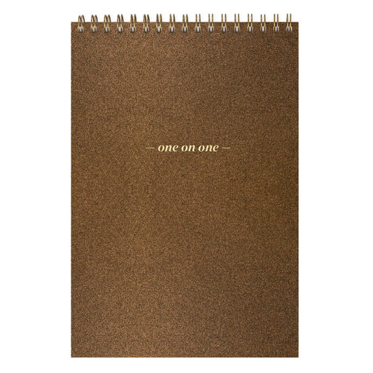 One On One Spiral Notepad - Gemstones deep amber