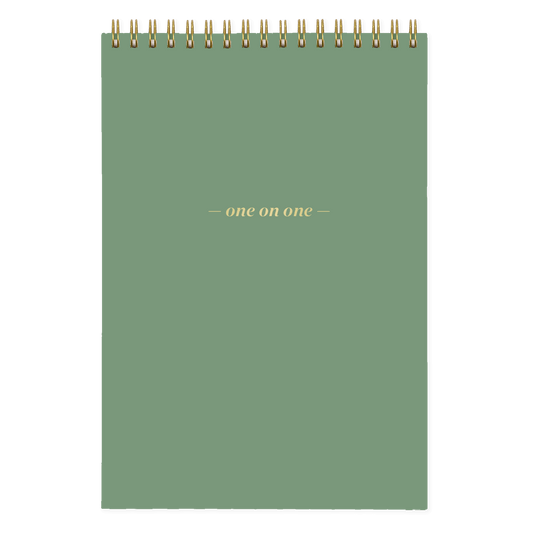 One On One Spiral Notepad matcha