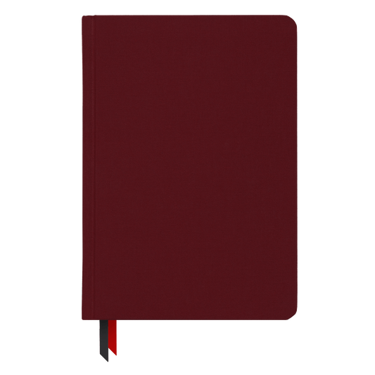 Goal Planner 2024 - Bookcloth Cover Merlot