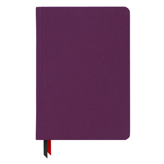 Goal Planner 2024 - Bookcloth Cover Plum