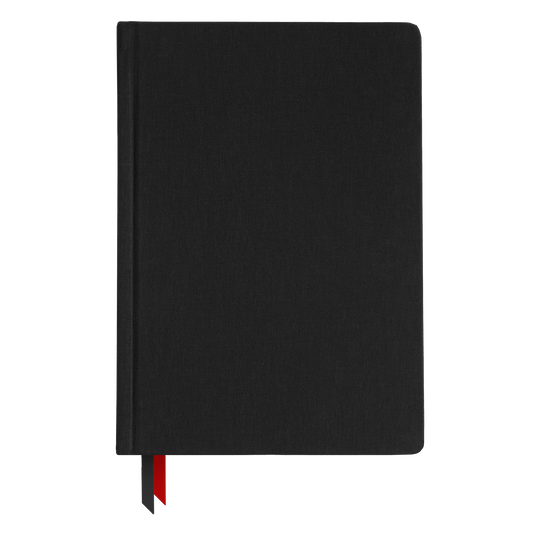 Goal Planner 2024 - Bookcloth Cover Bookcloth Black