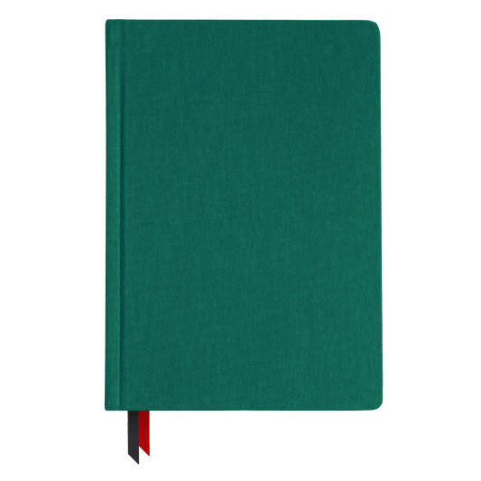 Goal Planner 2024 - Bookcloth Cover Emerald