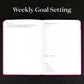 Goal Planner 2025 Weekly Goal Setting