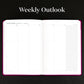 Goal Planner August-July - Bookcloth Cover weekly outlook