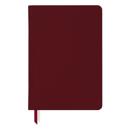 Goal Planner 2025 - Bookcloth Cover merlot