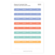Planner & Notebook Tabs bright