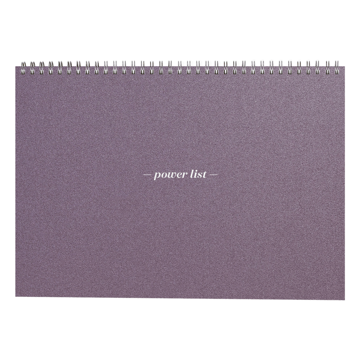 Power List Spiral Deskpad Amethyst