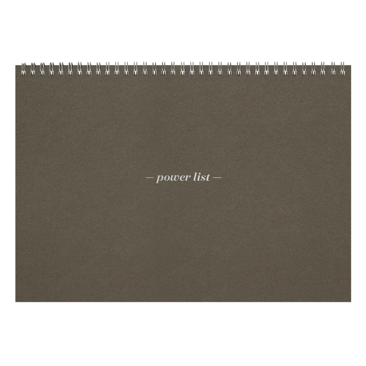Power List Spiral Deskpad basalt grey