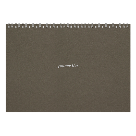 Power List Spiral Deskpad basalt grey