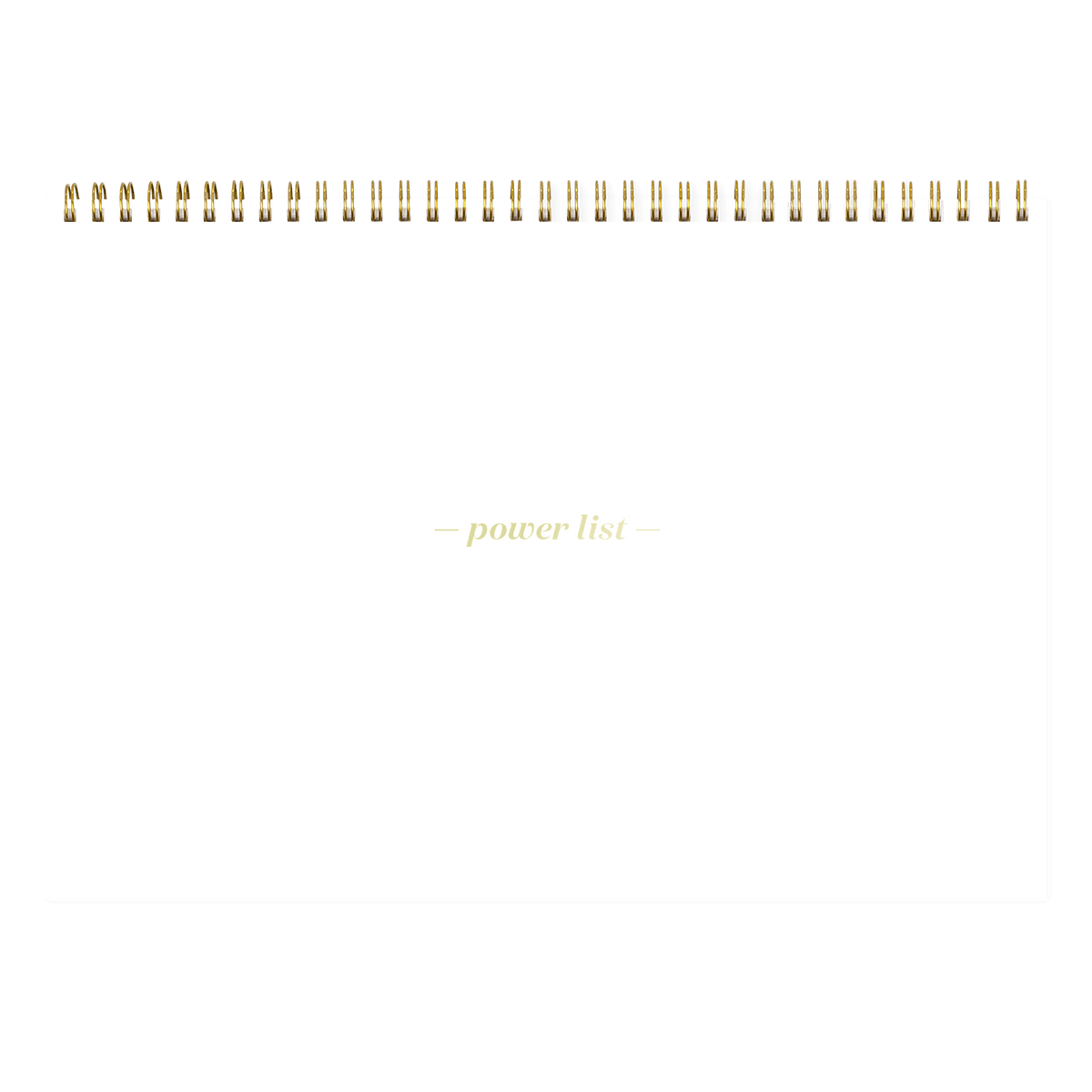 Power List Spiral Deskpad Cloud white