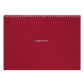 Power List Spiral Deskpad Maple Red