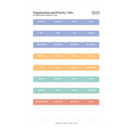 Planner Tabs Bright