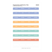 Planner Tabs Bright