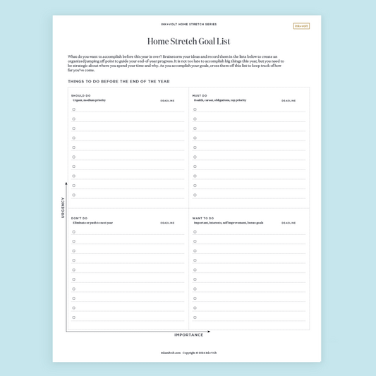 Ink Volt Home Stretch Year End Digital Workbook Ink Volt Home Stretch Year End Digital Workbook